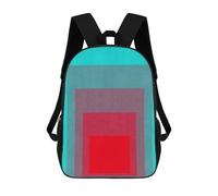sinyumoney 4Girls Modern Shapes I Backpack 3D Printed Boy School Backpack Casual Daypack Lightweight Rucksack for Middle School Students 17inch