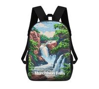 sinyumoney 4Girls Murchison Falls National Park Uganda Backpack 3D Printed Boy School Backpack Casual Daypack Lightweight Rucksack for Middle School Students 17inch