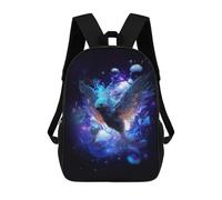 sinyumoney 4Girls Mystic Bird Backpack 3D Printed Boy School Backpack Casual Daypack Lightweight Rucksack for Middle School Students 17inch