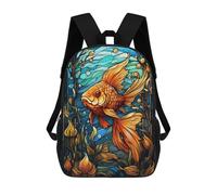 sinyumoney 4Girls Pisces Backpack 3D Printed Boy School Backpack Casual Daypack Lightweight Rucksack for Middle School Students 17inch