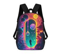 sinyumoney 4Girls Portal to Another World -5 Backpack 3D Printed Boy School Backpack Casual Daypack Lightweight Rucksack for Middle School Students 17inch