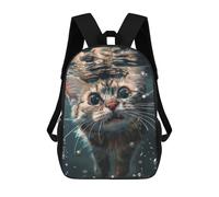 sinyumoney 4Girls Sea Sea Backpack 3D Printed Boy School Backpack Casual Daypack Lightweight Rucksack for Middle School Students 17inch