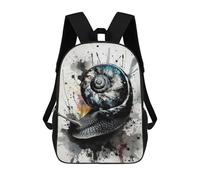 sinyumoney 4Girls Snail Natures Trailblazer Backpack 3D Printed Boy School Backpack Casual Daypack Lightweight Rucksack for Middle School Students 17inch