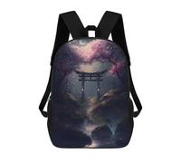 sinyumoney 4Girls Spiritual Torii Gate Backpack 3D Printed Boy School Backpack Casual Daypack Lightweight Rucksack for Middle School Students 17inch