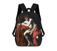 sinyumoney 4Girls St John in The Wilderness Backpack 3D Printed Boy School Backpack Casual Daypack Lightweight Rucksack for Middle School Students 17inch