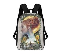 sinyumoney 4Girls Summer Backpack 3D Printed Boy School Backpack Casual Daypack Lightweight Rucksack for Middle School Students 17inch