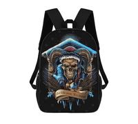 sinyumoney 4Girls The Shrine of Krampus Backpack 3D Printed Boy School Backpack Casual Daypack Lightweight Rucksack for Middle School Students 17inch