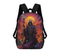 sinyumoney 4Girls The Soul Collector Backpack 3D Printed Boy School Backpack Casual Daypack Lightweight Rucksack for Middle School Students 17inch