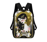 sinyumoney 4Girls The Star Backpack 3D Printed Boy School Backpack Casual Daypack Lightweight Rucksack for Middle School Students 17inch