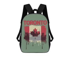 sinyumoney 4Girls Toronto Skyline Backpack 3D Printed Boy School Backpack Casual Daypack Lightweight Rucksack for Middle School Students 17inch
