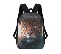 sinyumoney 4Girls Underwater Jaguar Backpack 3D Printed Boy School Backpack Casual Daypack Lightweight Rucksack for Middle School Students 17inch
