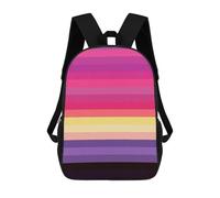 sinyumoney 4Girls Watercolor Landscape 03 Backpack 3D Printed Boy School Backpack Casual Daypack Lightweight Rucksack for Middle School Students 17inch