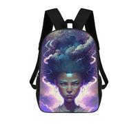 sinyumoney 4Girls Whispering Winds A Dreamy Portrait Backpack 3D Printed Boy School Backpack Casual Daypack Lightweight Rucksack for Middle School Students 17inch