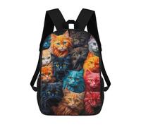 sinyumoney A Bunch of Cats School Backpack Lightweight Airport College Students Back Pack for Girls Boys Teenage 17inch