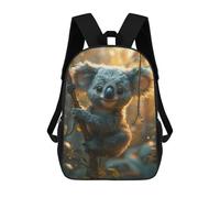 sinyumoney A Cute Cartoon Koala School Backpack Lightweight Airport College Students Back Pack- Perfect for Travel, Work And Daily Use 17inch