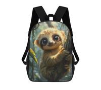sinyumoney A Cute Cartoon Sloth Children's Backpacks School Backpack 3D Printed for Kids Travel Rucksacks Book Bags Kids 17inch School Bag
