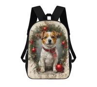 sinyumoney A Dogs Christmas Backpack School Bag Large School Backpack for Boys for Teenage Girls Boys Women Men 17inch