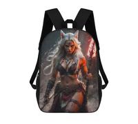sinyumoney A Kitsune Barbarians Wrath Backpack School Business Durable Laptop Bag for Camping Outdoor Adventures And Daily Travel 17inch