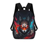 sinyumoney A Kitsunes Fiery Allure School Bags High Secondary School Bags Casual Backpack for Men/Women 17inch
