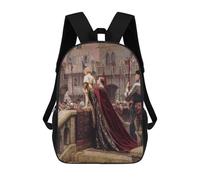 sinyumoney A Little Prince Backpacks Kids School Backpack School Bag 3D Printed School Bag for Boys Elementary And Middle School Students 17inch