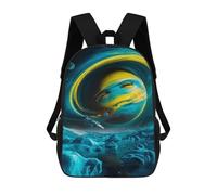 sinyumoney A Strange World School Backpack School Bags For Girls Boys Backpack With Pocket Fashion School Bag Kids Backpack 17inch