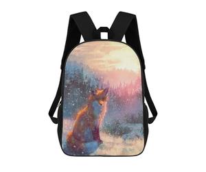 sinyumoney A Winters Sun Backpack School Lightweight Casual Daypack School Backpacks for Men, Women & Teenage Boys 17inch