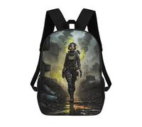 sinyumoney A Womans Gasping Journey Backpack 3D Printed Children's School Backpack Kids Travel Backpacks High Capacity Book Bags Children's Backpack Rucksack 17inch