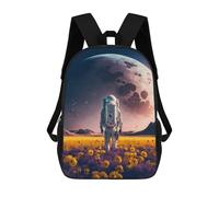 sinyumoney A World Beyond Backpack, Children's Backpack, Student School Bag Bookbag Rucksack, 3D Printed School Bag for Boys Girls 17inch