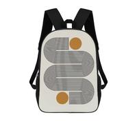 sinyumoney Abstract And Geometric 10 Children’s Backpack Girls Boys, Rucksack Bag, Daypack, Primary School, Perfect for Back to Kids School Or PE, Gifts And Travel 17inch