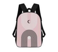 sinyumoney Abstract And Geometric 11 Backpack School Bag Large Water Resistant Laptop Backpack for Girls Boys Teenage 17inch