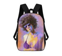 sinyumoney Abstract Art Bold Colors, Dynamic Style Kids School Backpack 3D Printed Backpacks Fashion School Bag Rucksacks for Boys Elementary And Middle School Students 17inch