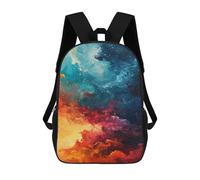 sinyumoney Abstract Art Painting Rucksack Water Resistant Travel Backpack Computer Bag for Teenage Girls Boys Women Men 17inch