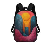 sinyumoney Abstract Background Rucksack Fashion Stationery Backpack Waterproof Casual Daypacks for Teenage Girls Boys Women Men 17inch