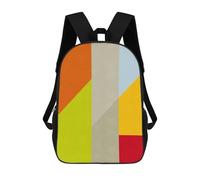 sinyumoney Abstract Bands 02 Backpack School Lightweight Schoolbag Dayback Bookbag College for Men, Women & Teenage Boys 17inch