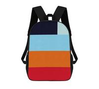 sinyumoney Abstract Bands 04 Children’s Backpack Girls Boys, Rucksack Bag, Daypack, Primary School, Perfect for Back to Kids School Or PE, Gifts And Travel 17inch