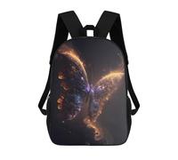 sinyumoney Abstract Butterfly Artwork School Backpack Large Water Resistant Laptop Backpack for Men, Women & Teenage Boys 17inch