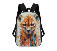 sinyumoney Abstract Cheetah Portrait School Bags Work Laptop Backpack Rucksack Bag- Perfect for Travel, Work And Daily Use 17inch