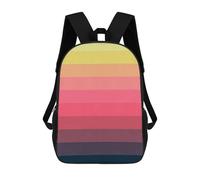 sinyumoney Abstract Collage 09 Backpack 3D Printed Kids School Backpack High Capacity Travel Backpacks Book Bags Kids Backpack 17inch
