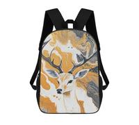sinyumoney Abstract Deer Painting Art-7 Rucksack Rucksack Casual Daypacks School Work Travel Bag for Men, Women & Teenage Boys 17inch