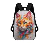sinyumoney Abstract Ethereal Whiskers School Backpack Lightweight Schoolbag Dayback Bookbag College for Teenage Girls Boys Women Men 17inch