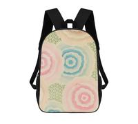sinyumoney Abstract Floral Botanical Japanese School Backpack Computer Rucksack for School/Work/Travel- Perfect for Travel, Work And Daily Use 17inch