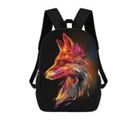 sinyumoney Abstract Fox School Backpack Daypacks Business Backpack Water Resistant Bookbag for Men/Women 17inch