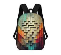 sinyumoney Abstract Geometric I Backpack School Bag Large Water Resistant Laptop Backpack for Teenage Girls Boys Women Men 17inch