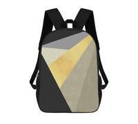 sinyumoney Abstract Geometry VI Children's Backpacks Kids Fun School Bag Boys Backpack Travel Bag Student Schoolbag Book Stationery Bag Chool Bags 17inch