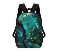 sinyumoney Abstract Kintsugi Dreams Children's School Backpack 3D Printed for Kids Travel Rucksacks Book Bags for Boys Elementary School Students 17inch