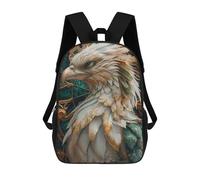 sinyumoney Abstract Phoenix Kintsugi Rucksack Lightweight Casual Daypack School Backpacks- Perfect for Travel, Work And Daily Use 17inch