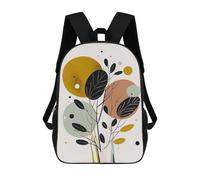 sinyumoney Abstract Plants 09 Backpack School Bag Business Laptop Rucksack Bag Unisex Casual Daypack for School/Work/Travel 17inch