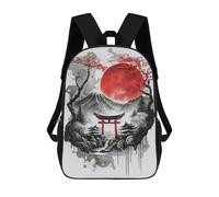 sinyumoney Abstract Scenic Culture School Bags Water Resistant Travel Backpack Computer Bag for School/Work/Travel 17inch