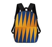 sinyumoney Abstraction E Rucksacks 3D Printed Children Backpacks Fashion Casual Daypack Cute Travel Bags Outdoor Casual Daypack for Boy And Girl 17inch
