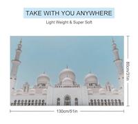 sinyumoney Abu Dhabi City Travel UAE Towels Bathroom Suitable Beach Beach Towel Travel Essentials for Pool Or Bath 130cm*80cm